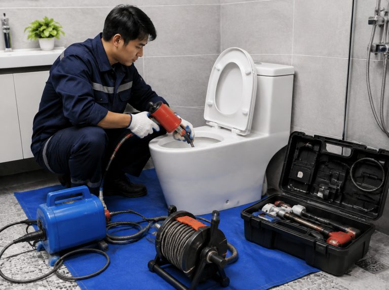 河西区马桶与蹲便器疏通